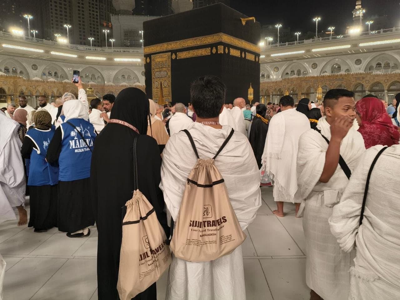 On the way to tawaf together