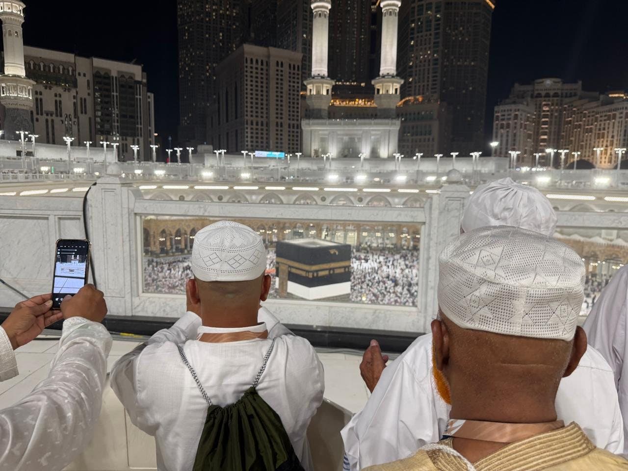 Before the Holy Kaaba